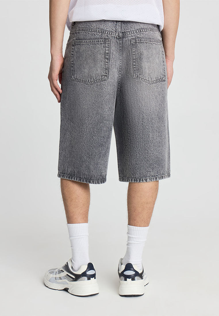 Men's Straight Cut Denim Shorts