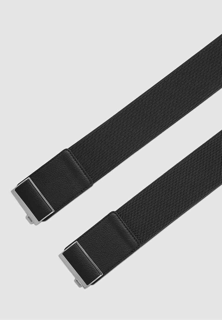 Women's Elastic belt with buckle