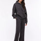 Women's Wide-leg Tracksuit Trousers with Studs