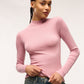 Women's Color Turtleneck T-Shirt