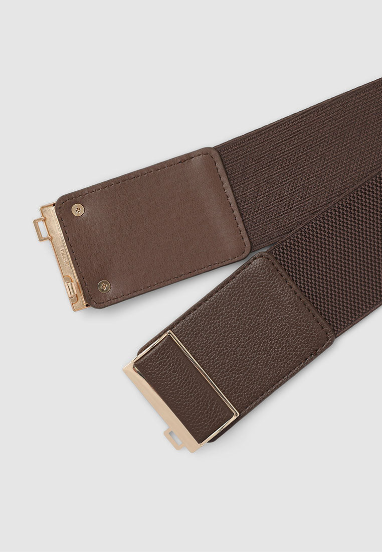 Women's Elastic belt with buckle