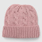 Women's Knitted cable hat with cuff