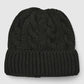 Women's Knitted cable hat with cuff