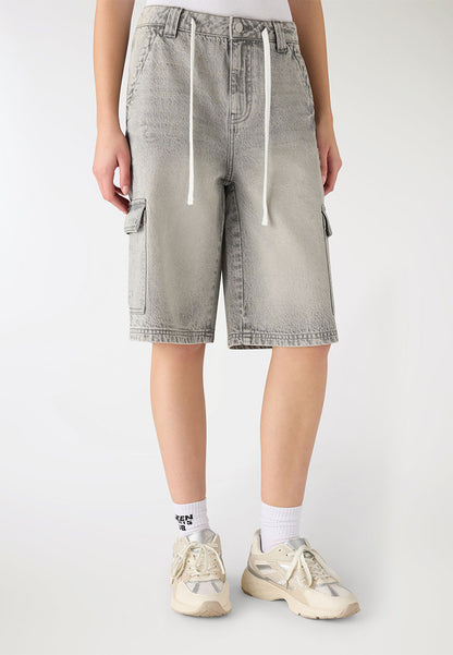 Women's Denim Short with Pockets