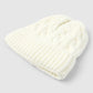 Women's Knitted cable hat with cuff