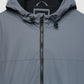 Men's Hooded Windbreaker Utility Jacket