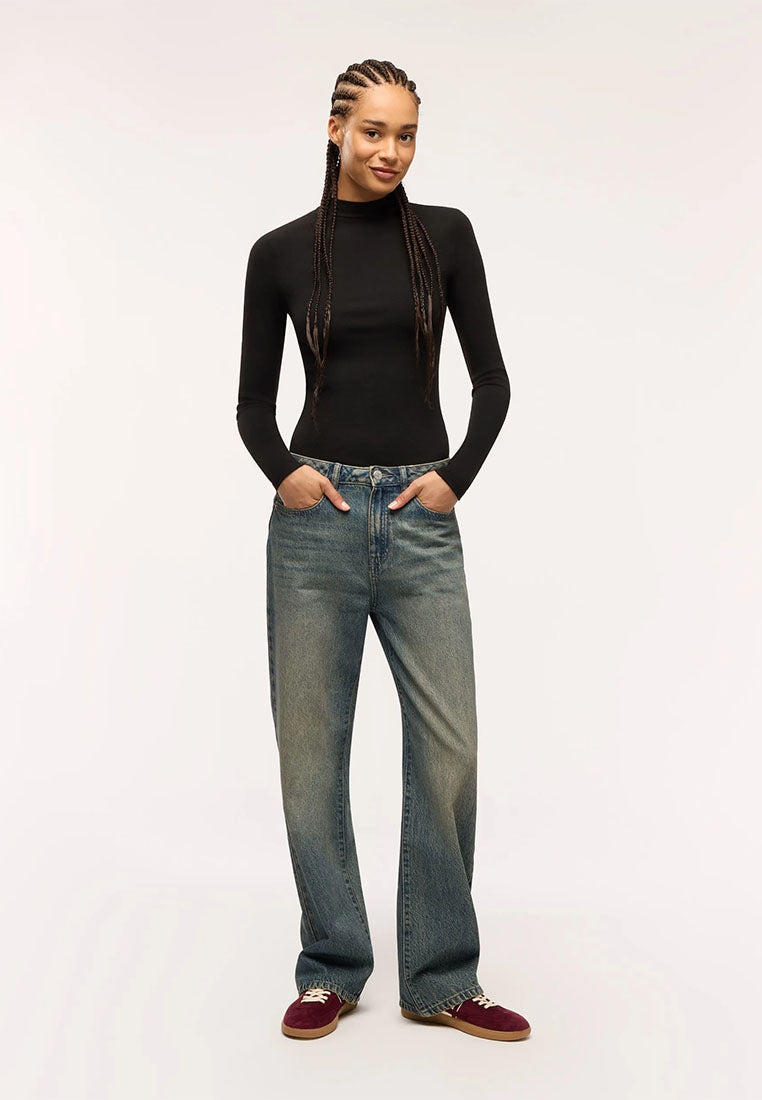 Women's Color Turtleneck T-Shirt