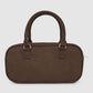 Women's Suede-effect bag with shoulder strap