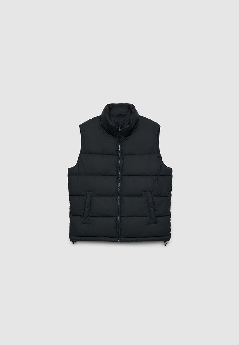 Men's Stand Collar Quilted Vest