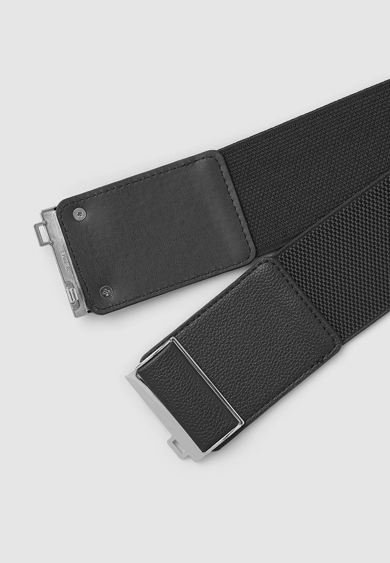Women's Elastic belt with buckle