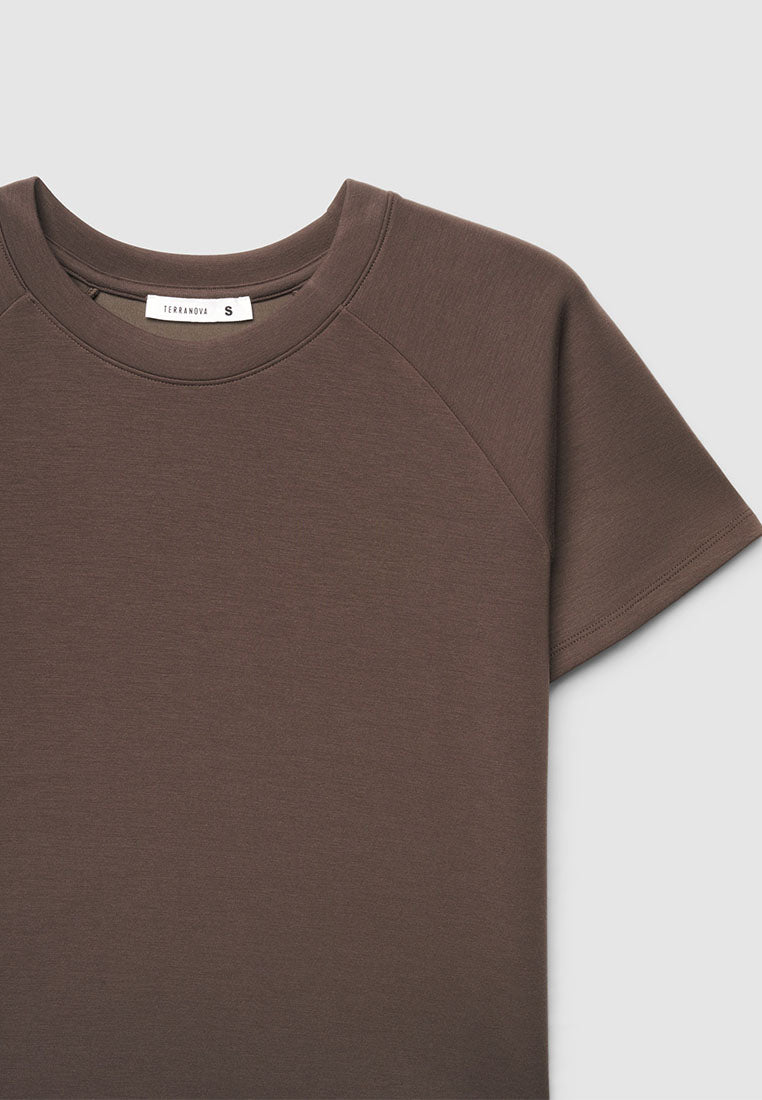 Women's Raglan Sleeve Crop Top