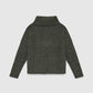 Women's Plain-colour cropped roll-neck jumper