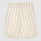 Striped Drawstring Jogger Shorts for Boys