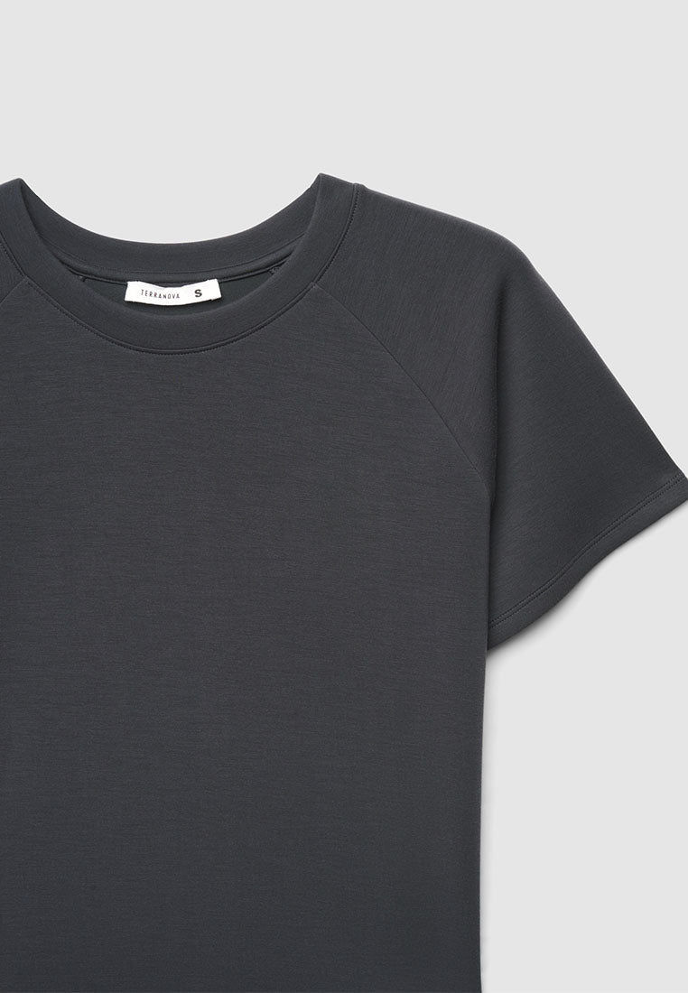 Women's Raglan Sleeve Crop Top