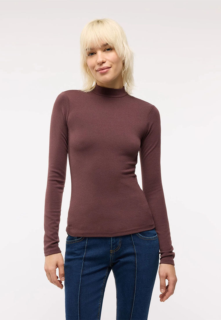 Women's Color Turtleneck T-Shirt
