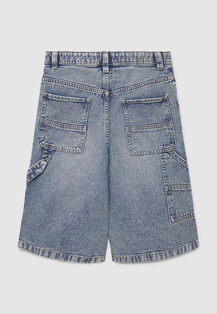 Urban Denim Carpenter Shorts for Boys