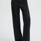 Women's Wide leg mélange-effect trousers