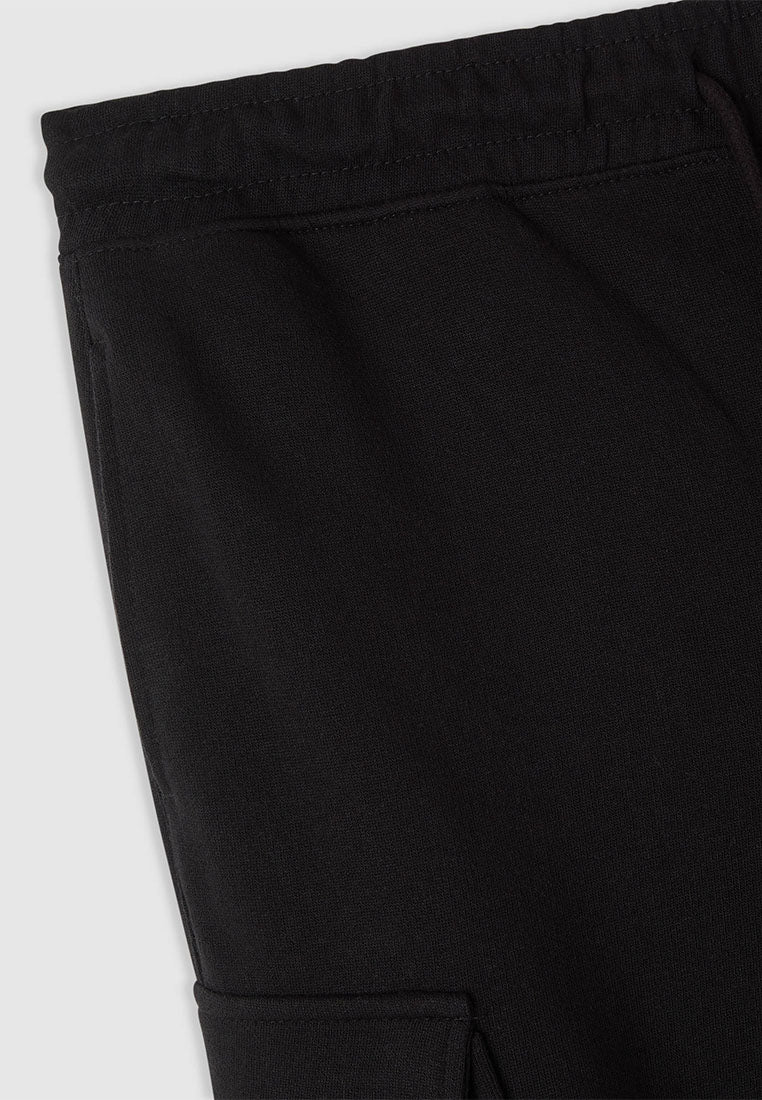 Men's Drawstring Knit Cargo Shorts