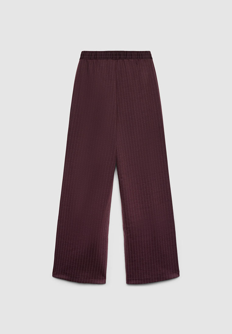 Women's Pinstripe Pleated-Look Trousers
