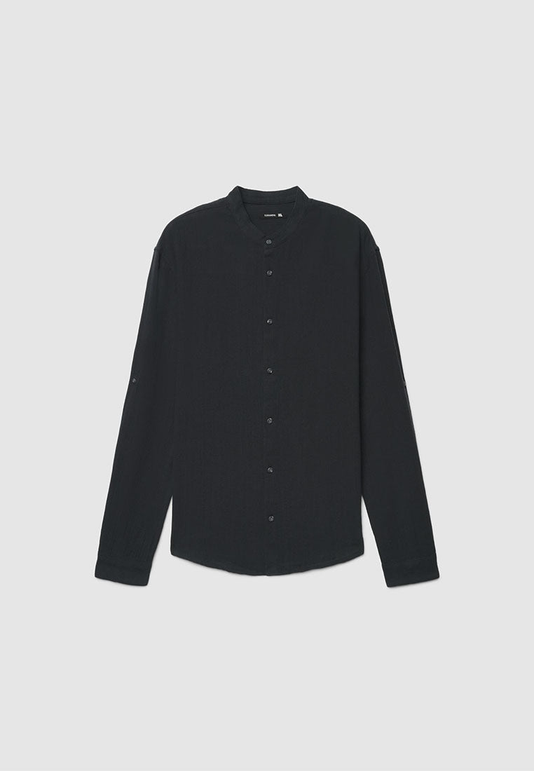 Men's Embossed Korean Shirt