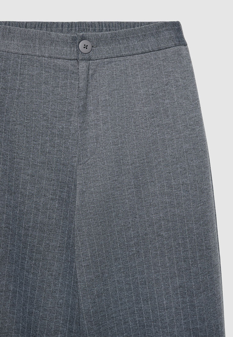 Women's Pinstripe Pleated-Look Trousers