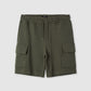 Men's Drawstring Knit Cargo Shorts