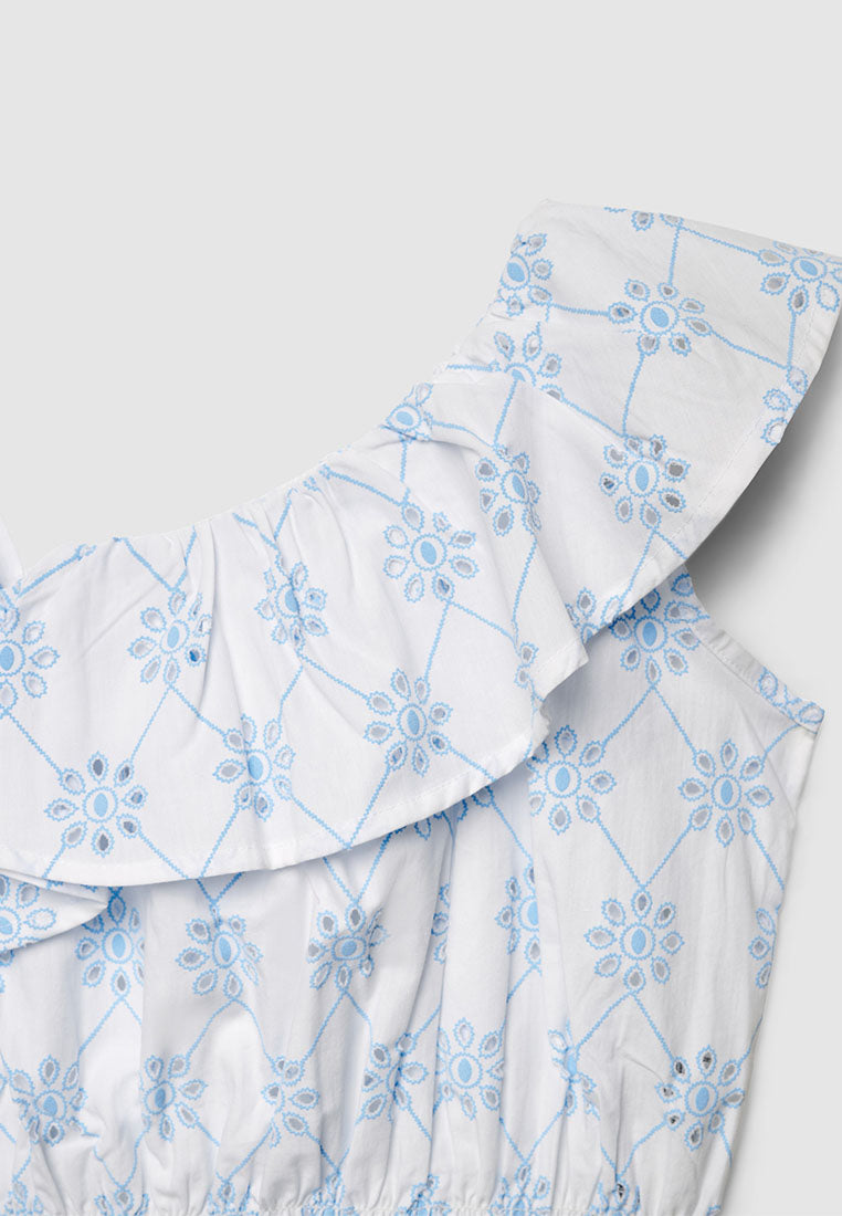 Ruffle One Shoulder Top for Girls