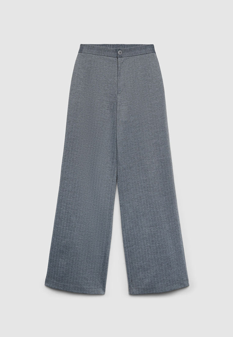 Women's Pinstripe Pleated-Look Trousers