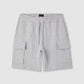 Men's Drawstring Knit Cargo Shorts