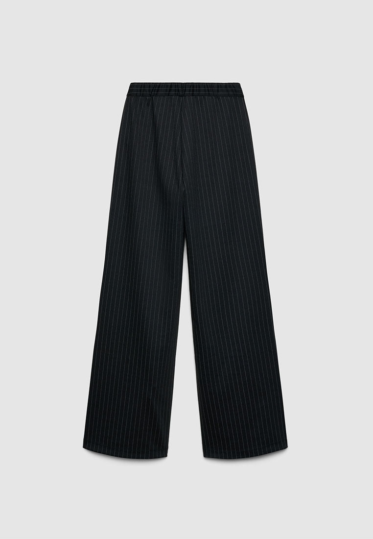 Women's Pinstripe Pleated-Look Trousers