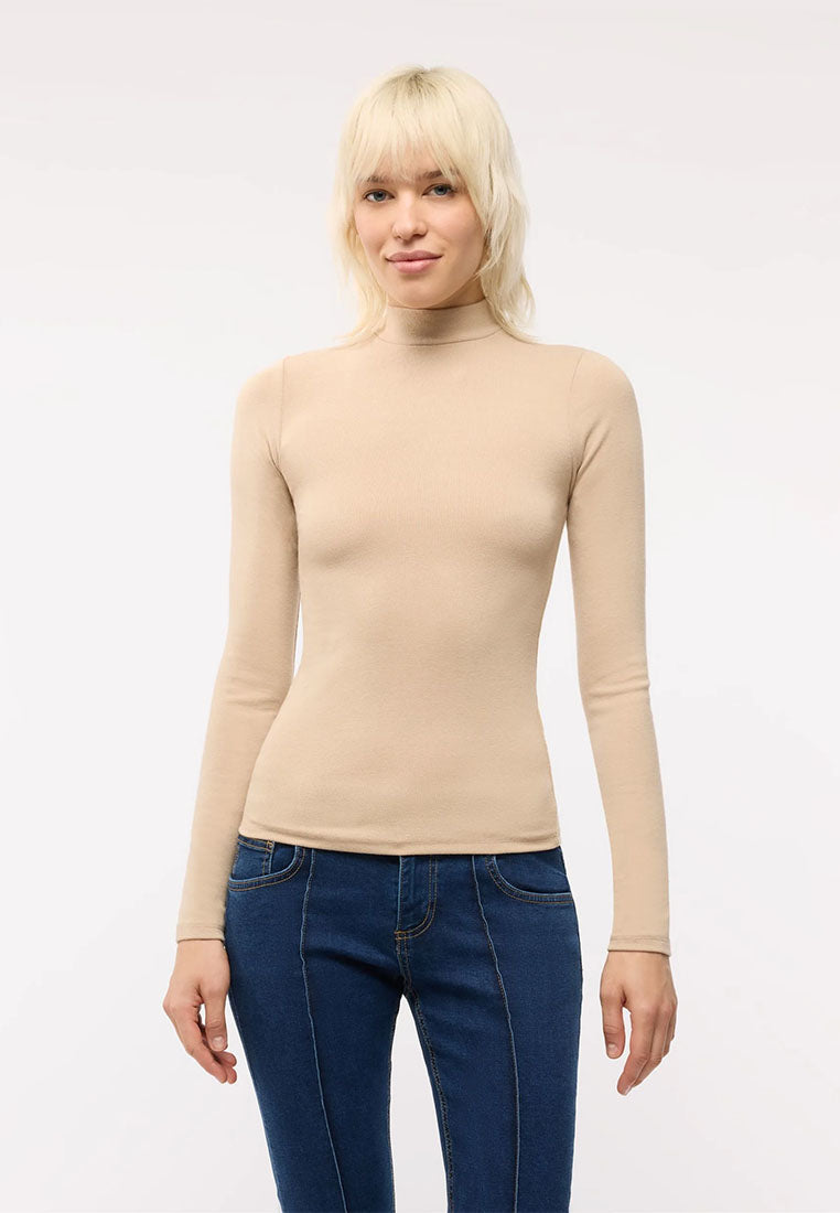 Women's Color Turtleneck T-Shirt