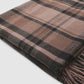 Women's Checkered hood with fringes