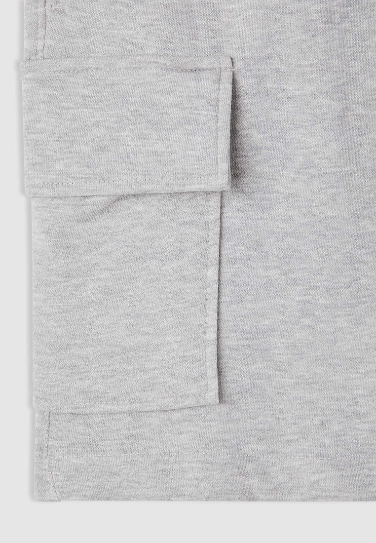 Men's Drawstring Knit Cargo Shorts