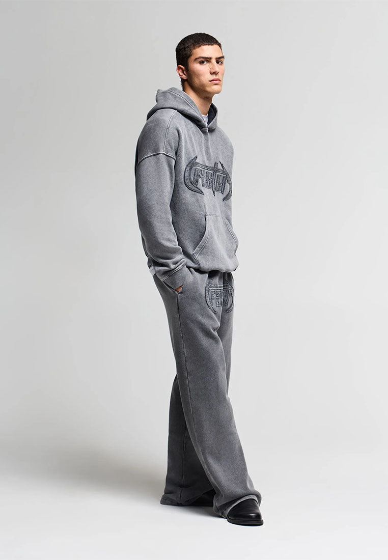 Men's Boxy hoodie with lettering print