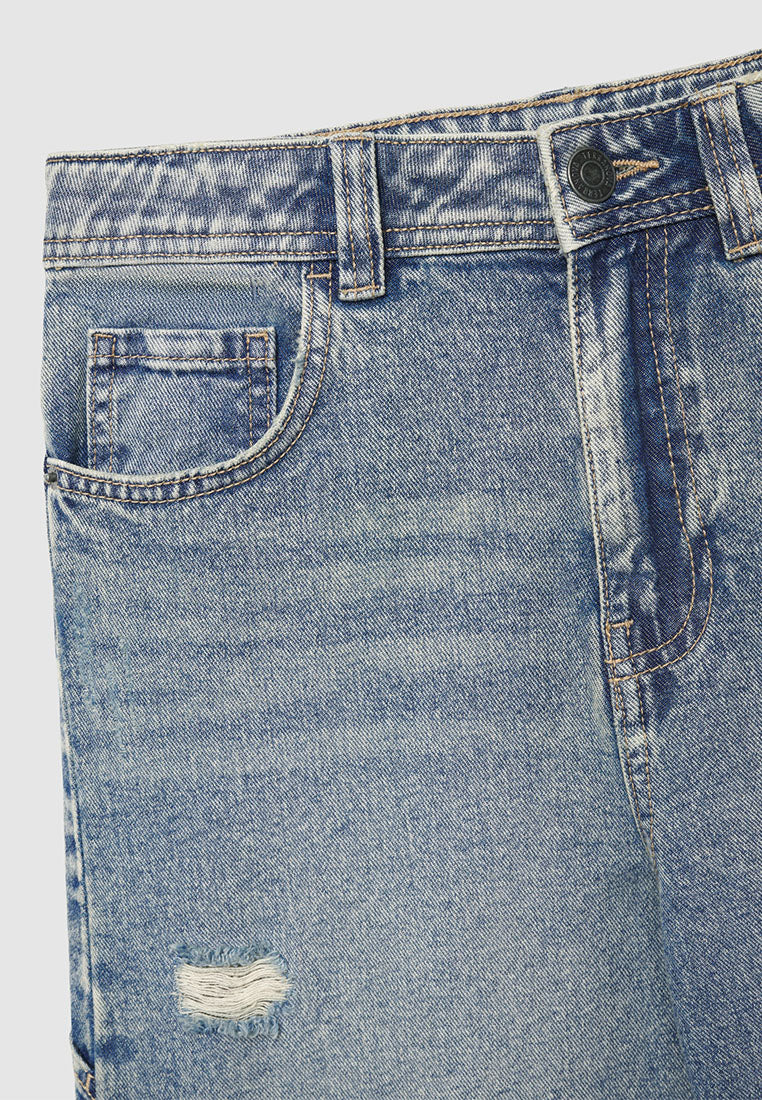 Urban Denim Carpenter Shorts for Boys