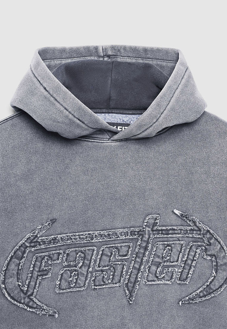 Men's Boxy hoodie with lettering print