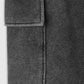 Men's Acid-Wash Knit Cargo Shorts