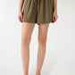Women's Drawstring A-Line Mini Short