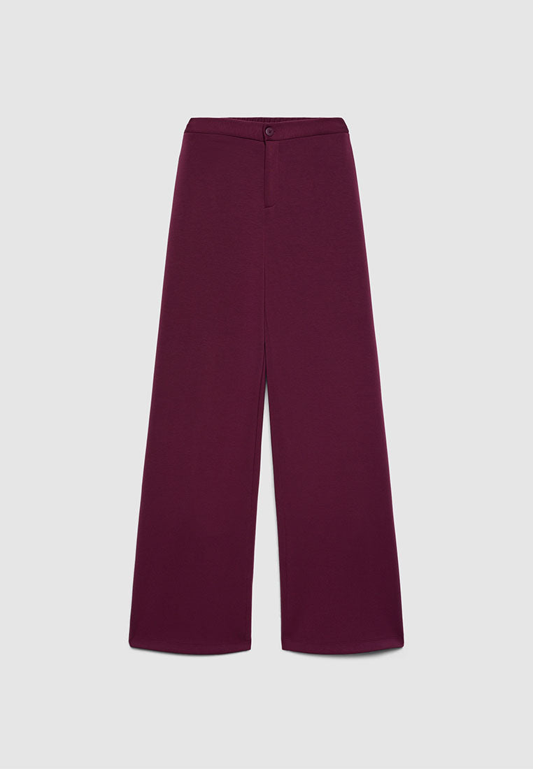 Women's Fitted Waist Flowy Slacks