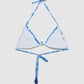 Women's Tassel Triangle Bikini Top