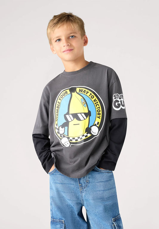 Long-sleeve T-shirt with Stumble Guys® print for Boys