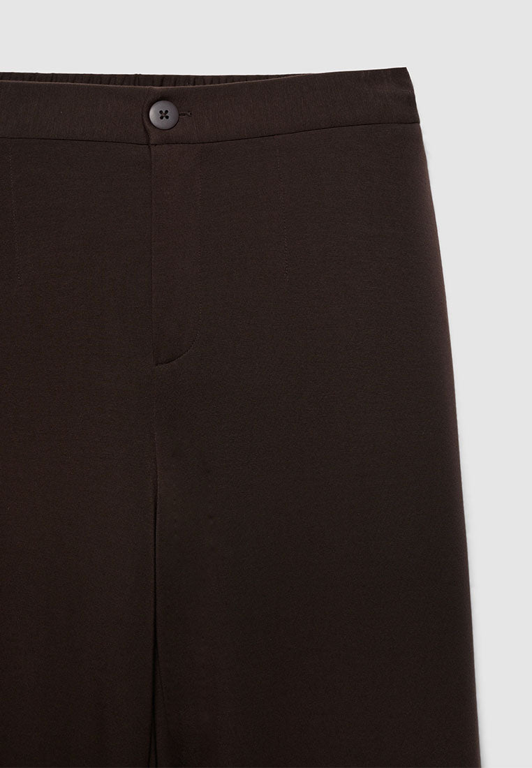 Women's Fitted Waist Flowy Slacks
