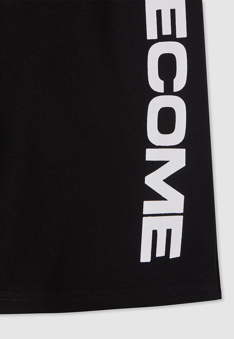 Men's "BECOME" Vertical Drawstring Shorts