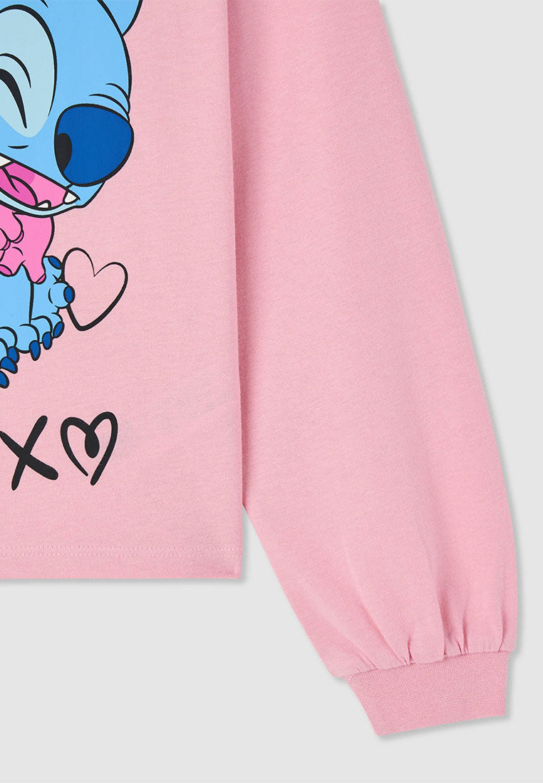 Long-sleeve T-shirt with Stitch® print for Girls