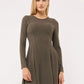 Women's Ribbed A-Line Dress