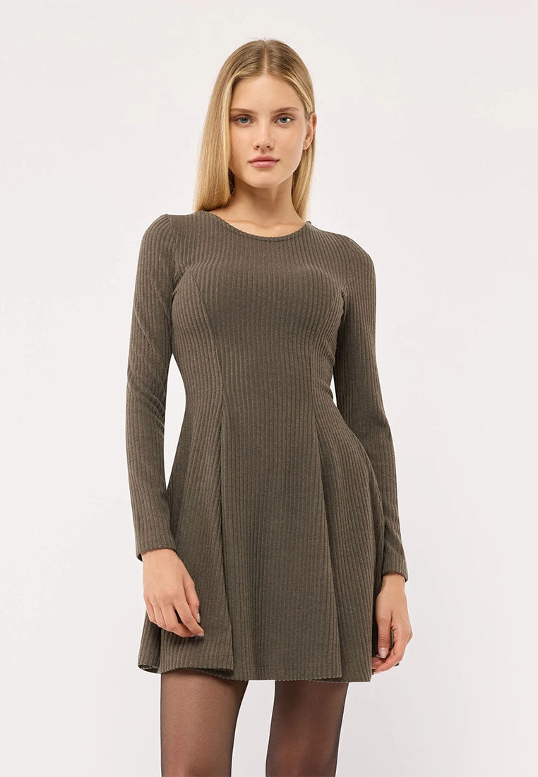 Women's Ribbed A-Line Dress