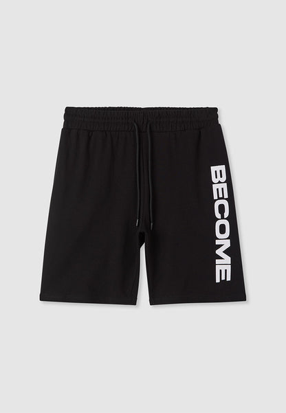 Men's "BECOME" Vertical Drawstring Shorts