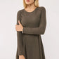 Women's Ribbed A-Line Dress
