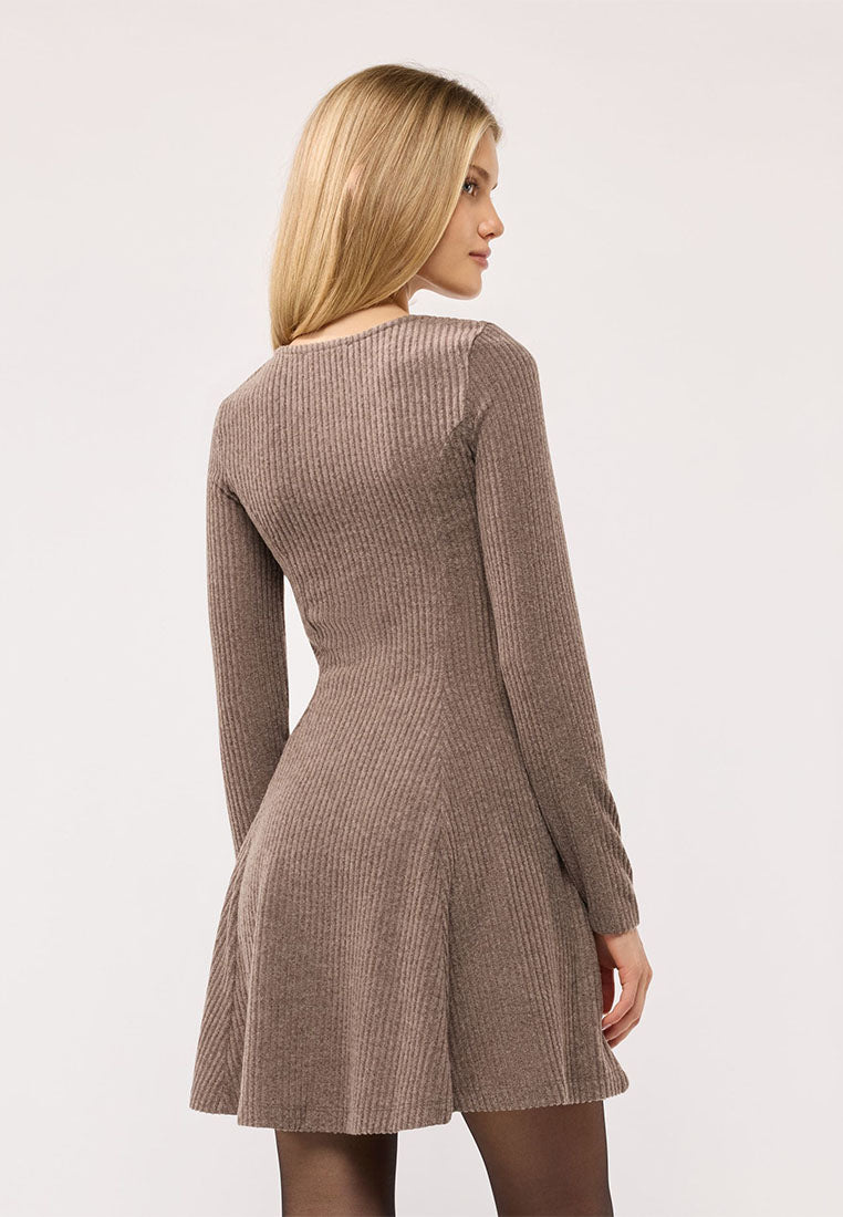 Women's Ribbed A-Line Dress