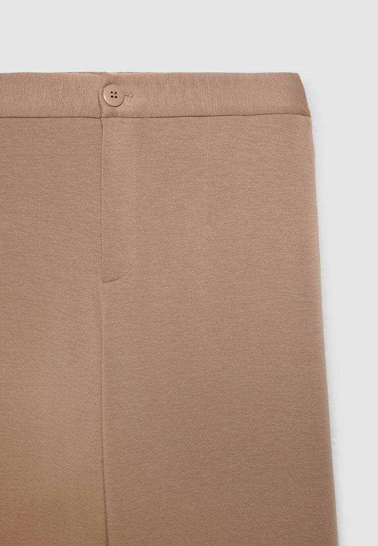 Women's Fitted Waist Flowy Slacks